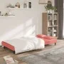 2-Sitzer-Schlafsofa mit zwei rosa Samtkissen von , Sofas - Ref: Foro24-375810, Preis: 236,00 €, Rabatt: %