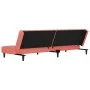 2-Sitzer-Schlafsofa mit zwei rosa Samtkissen von , Sofas - Ref: Foro24-375810, Preis: 236,00 €, Rabatt: %