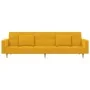 2-seater sofa bed with two yellow fabric pillows by , Sofas - Ref: Foro24-375804, Price: 270,12 €, Discount: %
