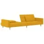 2-seater sofa bed with two yellow fabric pillows by , Sofas - Ref: Foro24-375804, Price: 270,12 €, Discount: %
