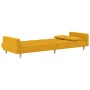 2-Sitzer-Schlafsofa mit zwei gelben Stoffkissen von , Sofas - Ref: Foro24-375804, Preis: 274,94 €, Rabatt: %