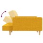 2-seater sofa bed with two yellow fabric pillows by , Sofas - Ref: Foro24-375804, Price: 274,94 €, Discount: %