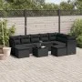Garden sofa set 10 pieces with black synthetic rattan cushions by , Garden sets - Ref: Foro24-3250414, Price: 602,85 €, Disco...