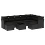Garden sofa set 10 pieces with black synthetic rattan cushions by , Garden sets - Ref: Foro24-3250414, Price: 622,09 €, Disco...