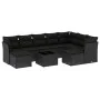 Garden sofa set 10 pieces with black synthetic rattan cushions by , Garden sets - Ref: Foro24-3250414, Price: 602,85 €, Disco...