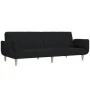 2-seater sofa bed with two black fabric pillows by , Sofas - Ref: Foro24-375871, Price: 281,76 €, Discount: %