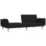 2-Sitzer-Schlafsofa mit zwei schwarzen Stoffkissen von , Sofas - Ref: Foro24-375871, Preis: 286,75 €, Rabatt: %