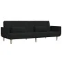 2-seater sofa bed with two black fabric pillows by , Sofas - Ref: Foro24-375871, Price: 281,76 €, Discount: %