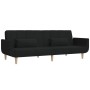 2-Sitzer-Schlafsofa mit zwei schwarzen Stoffkissen von , Sofas - Ref: Foro24-375871, Preis: 286,75 €, Rabatt: %