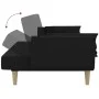 2-seater sofa bed with two black fabric pillows by , Sofas - Ref: Foro24-375871, Price: 281,76 €, Discount: %