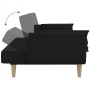 2-Sitzer-Schlafsofa mit zwei schwarzen Stoffkissen von , Sofas - Ref: Foro24-375871, Preis: 286,75 €, Rabatt: %