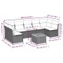 Garden sofa set with beige cushions 8 pcs PE rattan by , Garden sets - Ref: Foro24-3223573, Price: 491,18 €, Discount: %