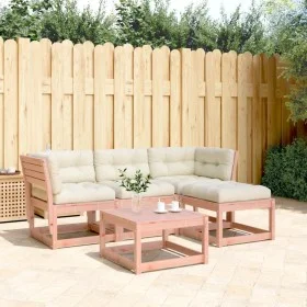 4-piece garden furniture set with Douglas fir wood cushions by , Garden sets - Ref: Foro24-3216913, Price: 393,12 €, Discount: %