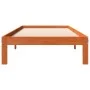 Estructura de cama madera maciza de pino marrón cera 75x190 cm de , Camas y somieres - Ref: Foro24-844163, Precio: 71,33 €, D...