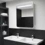 Bathroom cabinet with LED mirror 68x9x80 cm by vidaXL, bathroom vanities - Ref: Foro24-285119, Price: 162,49 €, Discount: %