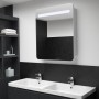 Mueble de baño con espejo LED 68x9x80 cm de vidaXL, Tocadores de baño - Ref: Foro24-285119, Precio: 165,66 €, Descuento: %
