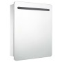 Mueble de baño con espejo LED 68x9x80 cm de vidaXL, Tocadores de baño - Ref: Foro24-285119, Precio: 165,66 €, Descuento: %