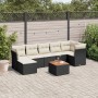 8-piece garden sofa set and black synthetic rattan cushions by , Garden sets - Ref: Foro24-3223753, Price: 414,96 €, Discount: %