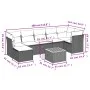 8-piece garden sofa set and black synthetic rattan cushions by , Garden sets - Ref: Foro24-3223753, Price: 452,02 €, Discount: %