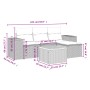 Gartensofa-Set mit Kissen, 5-teilig, beiges synthetisches Rattan von , Gartensets - Ref: Foro24-3225415, Preis: 295,20 €, Rab...