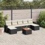 8-piece garden sofa set and black synthetic rattan cushions by , Modular outdoor sofas - Ref: Foro24-3224250, Price: 412,74 €...