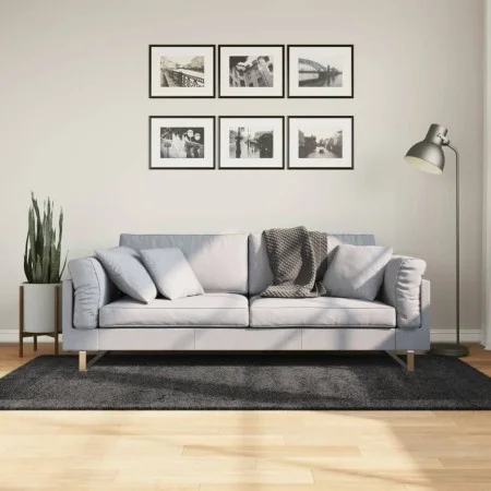 Moderner Langhaar-Shaggy-Teppich PAMPLONA Anthrazit 100x200cm von , Teppiche - Ref: Foro24-375188, Preis: 42,28 €, Rabatt: %