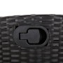 7-teiliges Garten-Essset und schwarze Kissen aus synthetischem Rattan von , Gartensets - Ref: Foro24-3212453, Preis: 997,81 €...