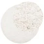PAMPLONA modern long pile shaggy rug cream Ø 120 cm by , Rugs - Ref: Foro24-375245, Price: 34,12 €, Discount: %