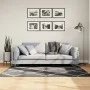 PAMPLONA moderner Langflor-Teppich in Schwarz und Creme, 120 x 170 cm von , Teppiche - Ref: Foro24-375410, Preis: 38,16 €, Ra...