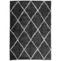 PAMPLONA moderner Langflor-Teppich in Schwarz und Creme, 120 x 170 cm von , Teppiche - Ref: Foro24-375410, Preis: 38,16 €, Ra...
