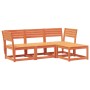 Gartenmöbel-Set 4-teilig, massives Kiefernholz, wachsbraun von , Gartensets - Ref: Foro24-3216907, Preis: 354,97 €, Rabatt: %