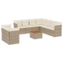 Garden sofa set with beige cushions 10 pieces synthetic rattan by , Garden sets - Ref: Foro24-3223713, Price: 662,27 €, Disco...