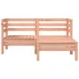 Douglas 2-Sitzer-Gartensofa mit Fußstütze aus Massivholz von , Modulare Sofas für den Außenbereich - Ref: Foro24-838024, Prei...
