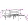 Douglas 2-seater garden sofa with solid wood footrest by , Modular outdoor sofas - Ref: Foro24-838024, Price: 155,24 €, Disco...