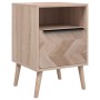 Finori Nightstand Lusk 61A Sonoma Oak 38.5x38.5x57 cm by , Nightstands - Ref: Foro24-377415, Price: 148,13 €, Discount: %