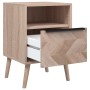Finori Nightstand Lusk 61A Sonoma Oak 38.5x38.5x57 cm by , Nightstands - Ref: Foro24-377415, Price: 148,13 €, Discount: %