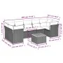 Garden sofa and cushion set 8 pieces gray synthetic rattan by , Garden sets - Ref: Foro24-3255843, Price: 477,79 €, Discount: %