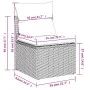 Garden sofa set with cushions 6 pieces beige synthetic rattan by , Garden sets - Ref: Foro24-3255876, Price: 368,72 €, Discou...