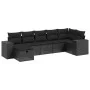Set de sofás de jardín 8 piezas y cojines ratán sintético negro de , Conjuntos de jardín - Ref: Foro24-3265186, Precio: 476,1...