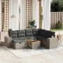 Set de sofás de jardín 8 pzas y cojines ratán sintético gris de , Conjuntos de jardín - Ref: Foro24-3265190, Precio: 487,62 €...