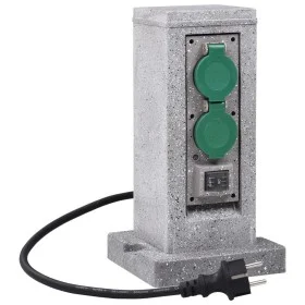 Garden plug with plastic column sunset sensor by vidaXL, wall sockets - Ref: Foro24-46356, Price: 41,96 €, Discount: %