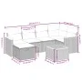 7-piece garden sofa set and beige synthetic rattan cushions by , Garden sets - Ref: Foro24-3265307, Price: 471,51 €, Discount: %