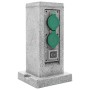 Gartenstecker mit Kunststoffsäulen-Sonnenuntergangssensor von vidaXL, Steckdosen - Ref: Foro24-46356, Preis: 38,38 €, Rabatt: %