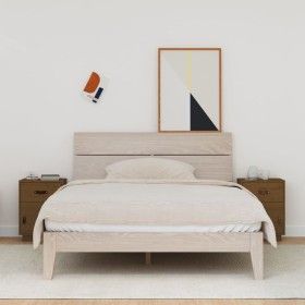 Bedside tables 2 pcs honey brown pine wood 40x34x55 cm by vidaXL, Nightstands - Ref: Foro24-818312, Price: 81,58 €, Discount: %
