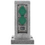 Gartenstecker mit Kunststoffsäulen-Sonnenuntergangssensor von vidaXL, Steckdosen - Ref: Foro24-46356, Preis: 38,38 €, Rabatt: %