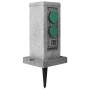 Garden plug with plastic column sunset sensor by vidaXL, wall sockets - Ref: Foro24-46356, Price: 38,38 €, Discount: %