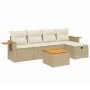 Juego de sofás jardín con cojines 6 pzas ratán sintético beige de , Conjuntos de jardín - Ref: Foro24-3265510, Precio: 429,95...