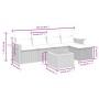Garden sofa set with cushions 6 pieces beige synthetic rattan by , Garden sets - Ref: Foro24-3265510, Price: 410,13 €, Discou...