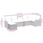 7-teiliges Gartensofa-Set und beigefarbene synthetische Rattankissen von , Gartensets - Ref: Foro24-3265531, Preis: 513,77 €,...
