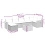 Garden sofa set with beige cushions 8 pcs PE rattan by , Garden sets - Ref: Foro24-3265538, Price: 553,84 €, Discount: %